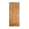 Codel Doors 24" x 80" x 1-3/8" Knotty Alder 1-Panel Interior Shaker 7-1/4" RH Prehung Door w/Brushed Chrome Hngs 2068ska8401RH26D714 - alternate 1